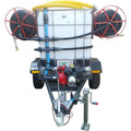 1000l Water bowser 9.5 bar - 4 hose reels custom trailer unit