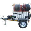 1000l Water bowser 9.5 bar - 4 hose reels custom trailer unit