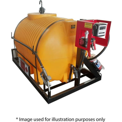 1000l diesel bowser stationary bakkie unit