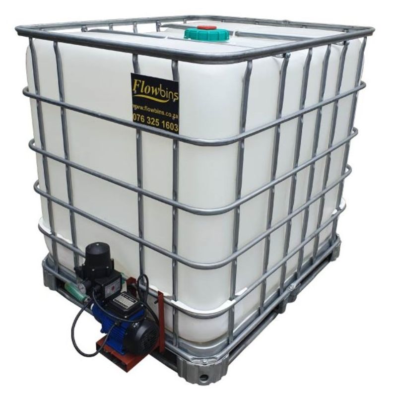 1000lt Rain harvest 0.75kw flowbin unit | Flowbins - Flowbins