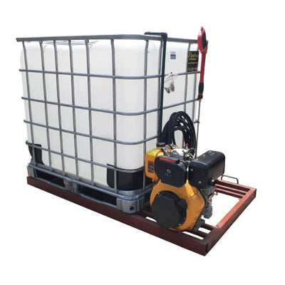 1000l Pressure washer unit - 10hp 241 bar diesel