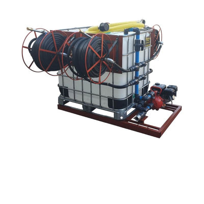 Water bowser custom 9.5 bar 4 hose reels bakkie skid unit