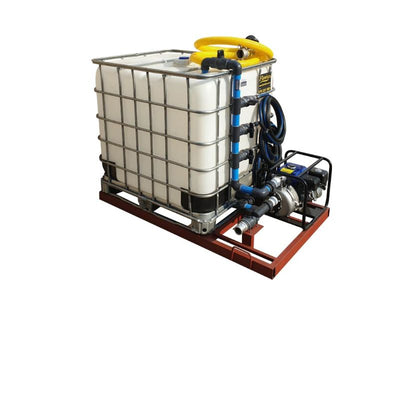 1000l water bowser 7.5 bar 3 outlet flowbin unit