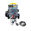1000lt steel covered flowbin with s 9.5bar pump -  2 Hose reels, spray boom and foam injector trailer unit