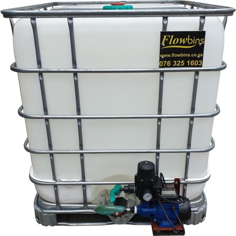 1000lt Rain harvest 0.37kw flowbin unit | Flowbins - Flowbins