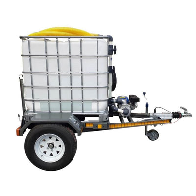 1000l water bowsertrailer 2.5bar - 1 outlet unbraked unit