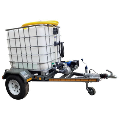 1000l water bowsertrailer 2.5bar - 1 outlet unbraked unit
