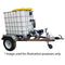 1000l  water bowser trailer unit - braked