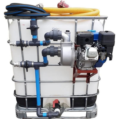 1000l water bowser 2.5bar 1 outlet compact unit