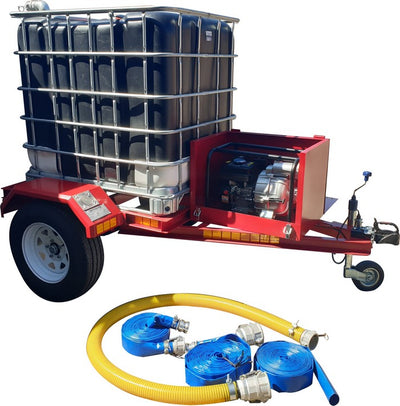 Honey sucker with steel box 1000lt Flowbin™ , single axle unbraked trailer unit - Price On Request