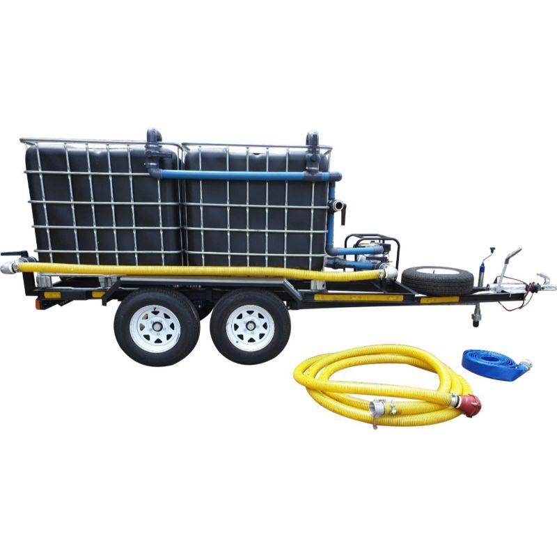 2000l Honey sucker trailer - Flowbin braked-unit | Flowbins - Flowbins