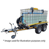 2000l Water bowser trailer  - braked unit.