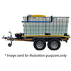 2000l Water bowser trailer  - braked unit.