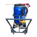 210l Pressure washer unit-6.5hp 186 bar petrol trolley unit