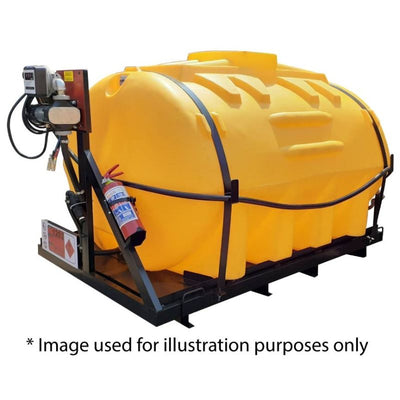 2500lt diesel bowser- stationary unit