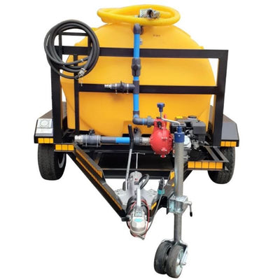 2500 litre water bowser trailer unit - 9.5 bar 1 outlet