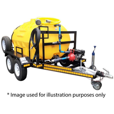 2500 litre water tank trailer units