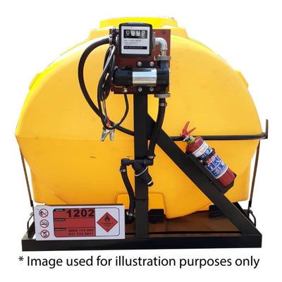 2500lt diesel bowser- stationary unit
