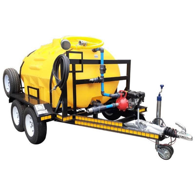 2500 litre water bowser trailer unit - 9.5 bar 1 outlet