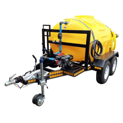 2500 litre water bowser trailer unit - 9.5 bar 1 outlet
