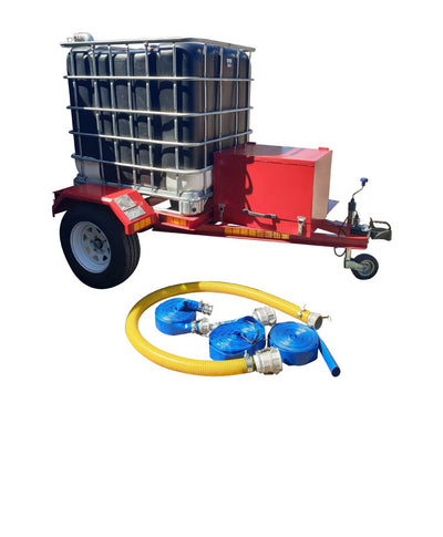Honey sucker with steel box 1000lt Flowbin™ , single axle unbraked trailer unit - Price On Request