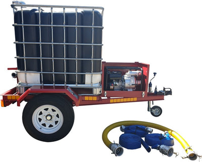 Honey sucker with steel box 1000lt Flowbin™ , single axle unbraked trailer unit - Price On Request