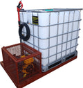 Pressure washer 186bar with pump cage 1000lt Flowbin , stationary / bakkie unit