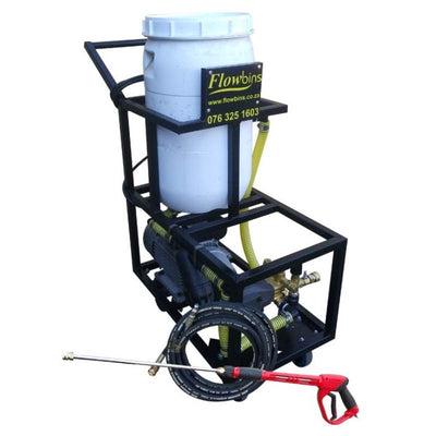 40lt High pressure washer 100bar 2.2kw 220v trolley unit