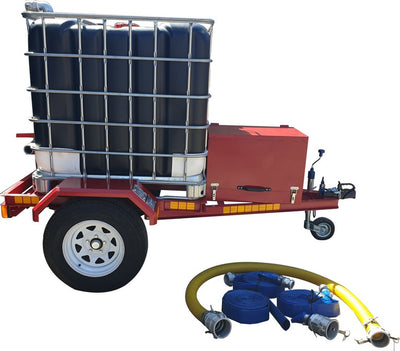 Honey sucker with steel box 1000lt Flowbin™ , single axle unbraked trailer unit - Price On Request