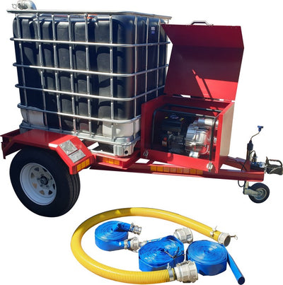 Honey sucker with steel box 1000lt Flowbin™ , single axle unbraked trailer unit - Price On Request
