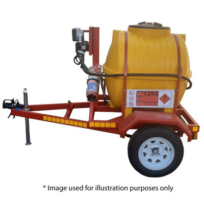 600lt diesel trailer -56lpm 220v with GUD filter