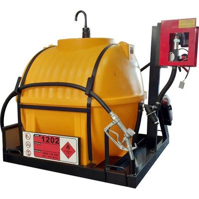600lt diesel bowser bakkie skid- 40lt per min 12v unit