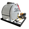 600l Pressure Washer 6.5hp petrol 186bar horizontal unit