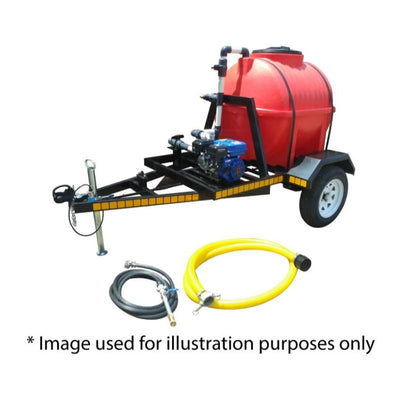 600l Vuur vegtertrailer units unbraked.