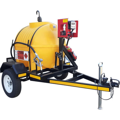 600lt diesel trailer - 40lpm 12v unbraked unit
