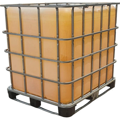 B-grade 1000 litre Flowbin tank (B90) Chemical grade