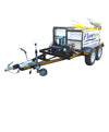 2x500l horizontal mixing unit with 4 hose reels on double axle braked trailer - Price On Request