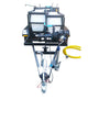 2x500l horizontal mixing unit with 4 hose reels on double axle braked trailer - Price On Request
