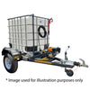 1000l High Pressure Washer trailer 241bar-diesel Flowbin™unbraked