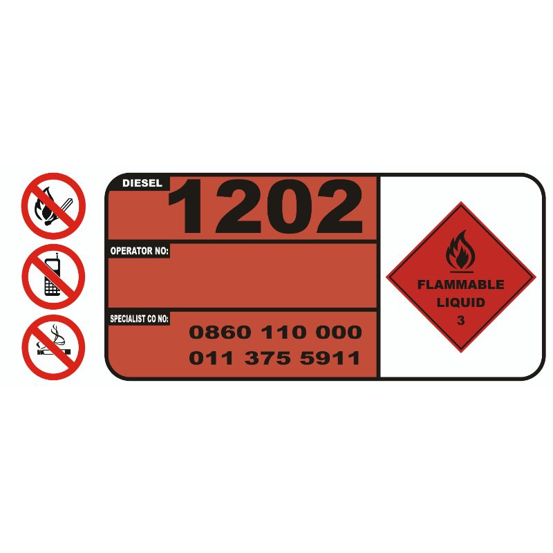 1202 Sticker 1202 Decal plate - Flowbins