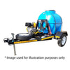 High pressure washer trailer 600l- unbraked unit