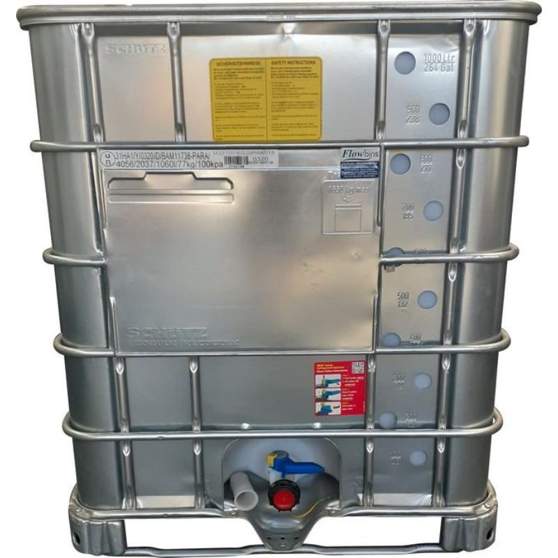 New 1000l Flowbin tank (NCSX340) 98% Flammable Chemical grade | Flowbin ...
