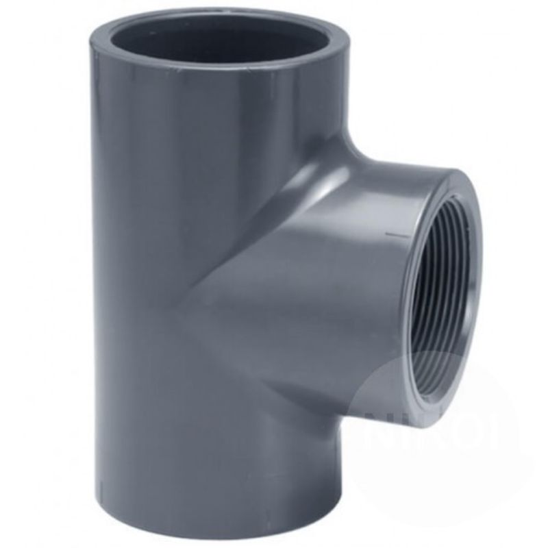 PVC Tee Piece Threaded - Flowbins