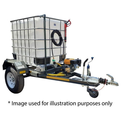 High pressure washer trailer unit-1000l