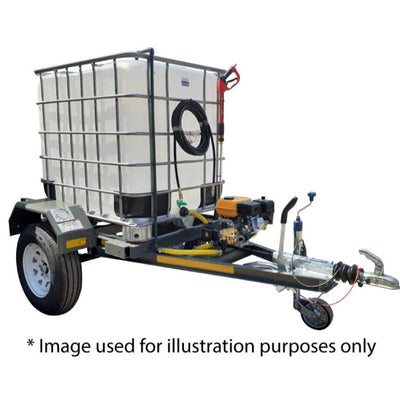 1000LT Flowbin - High pressure washer trailer unit
